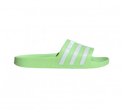 ADILETTE AQUA GREEN SPARK/FTWR WHITE/GREEN SPARK