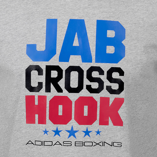 ADIDAS BOXING JAB CROSS HOOK T-SHIRT