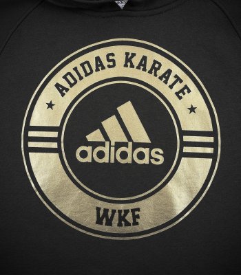 FELPA ADIDAS HOODY KARATE WKF Budomarket articoli ed attrezzatura per allenamento arti marziali e sport da combattimento